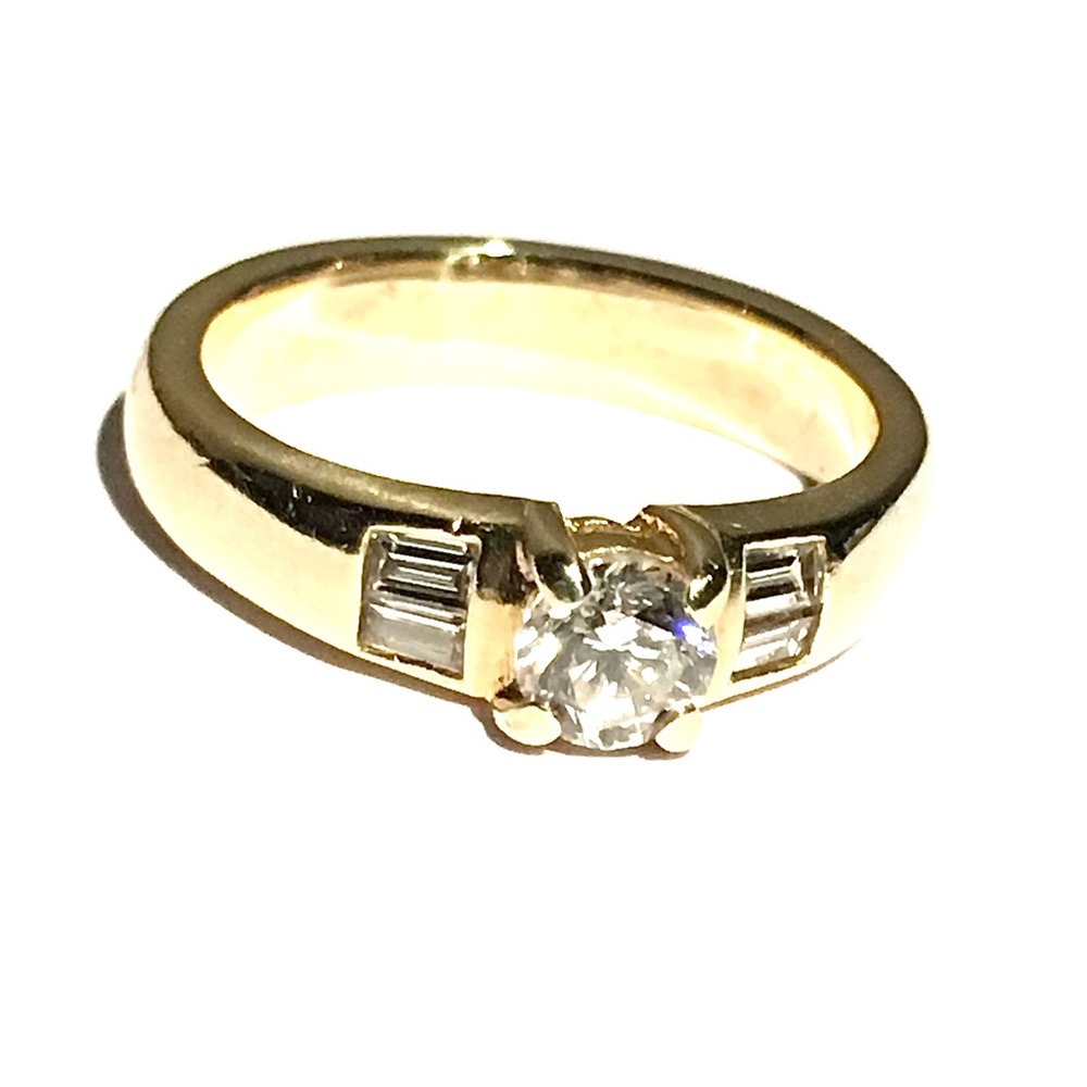Seidengang 18K Solid Yellow Gold Diamond Vintage Designer Ring - Picture 3 of 4